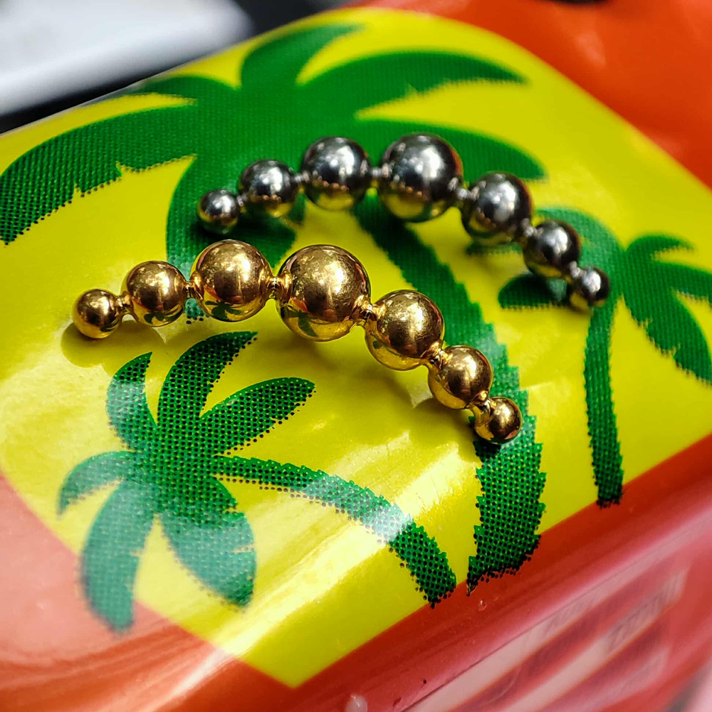 Tytanowa nakrętka - cluster - srebrny - TNA-036