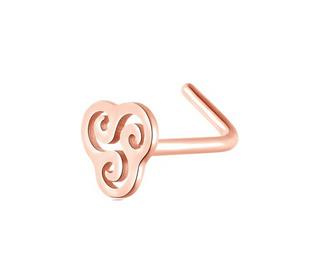 Triskelion nose stud rose gold - NS-012