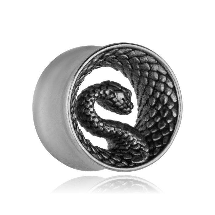 Tunnel - snake - silver - PT-036