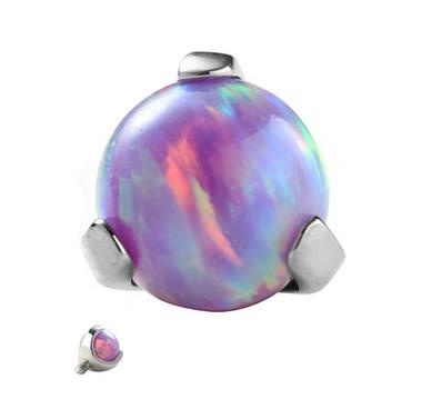 Titanium attachment for pins opal purple - TNA-027