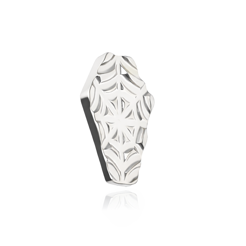Titanium attachment coffin - silver - TNA-235