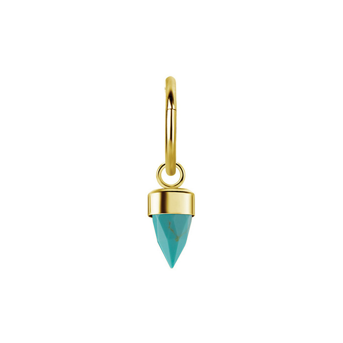 Charms - nautical cone - gold - D-096
