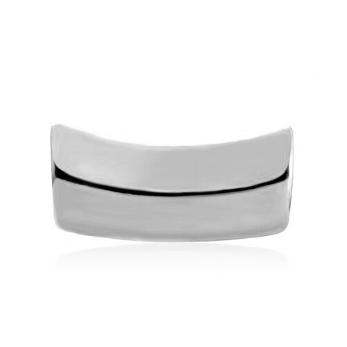 Mankiet cuff do ucha - srebrny - PT-154