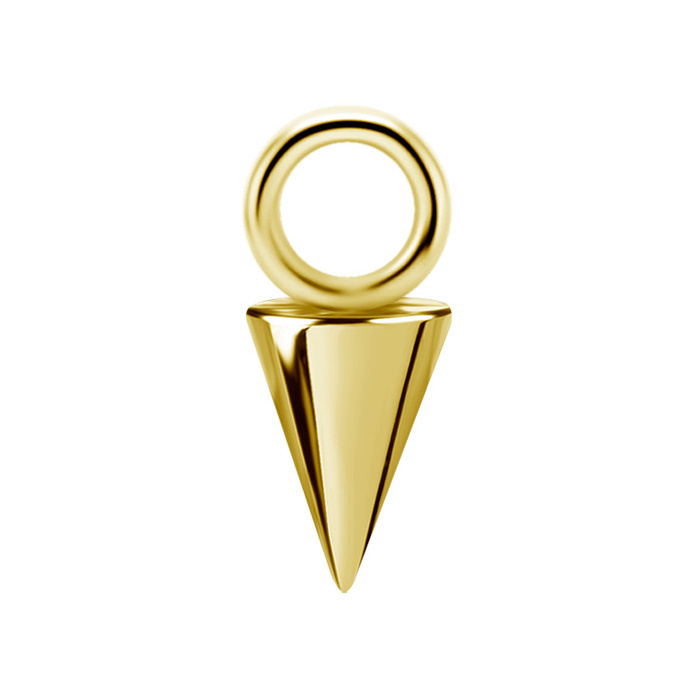 Charms - CoCr NF stud - gold - D-106