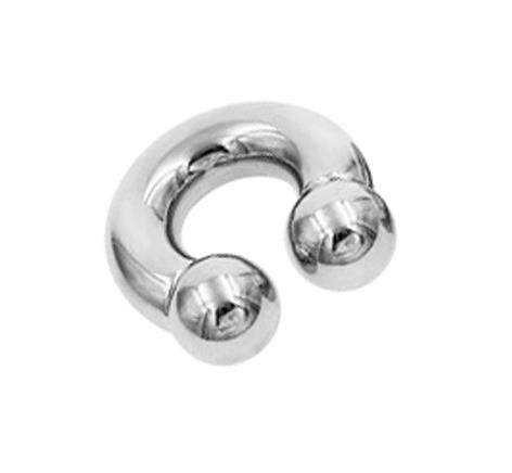 Horseshoe - female thread - silver - P-005