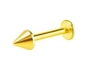 Labret classic gold cone - L-005