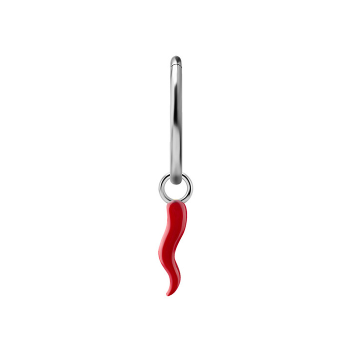Charms - CoCr NF - red - silver - D-102