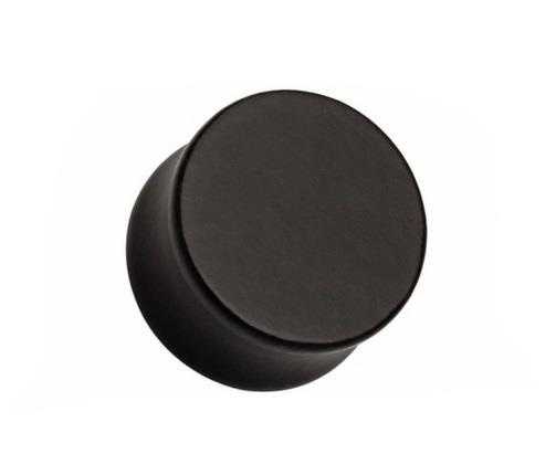 Wooden plug black - ORGANIC - PT-029