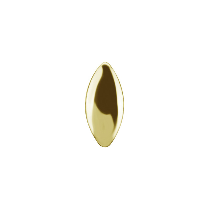 Nakrętka złoto 18K - owalna złota - GD18K-073