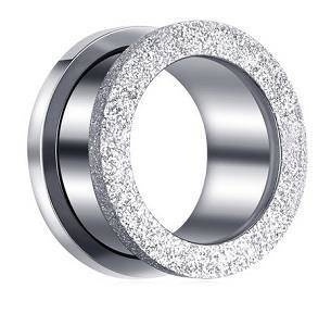 Tunel ozdobny srebrny szron - PT-008