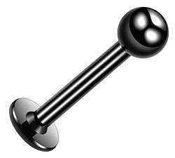 Labret - klasyczny czarny - L-001