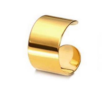 Fake kolczyk - nausznica  Złoty - FK-003