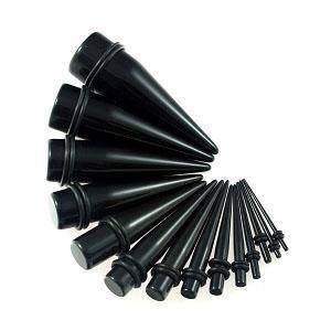 Rozpychacz TAPER czarny do uszu - RT01