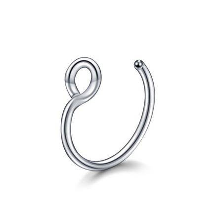 Fake do nosa - kółko srebrne - FNS-048