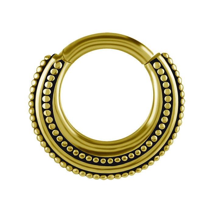 Kolczyk kółko clicker - złoto 18K - GD18K-054