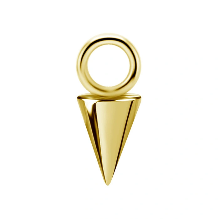 Charms - CoCr NF ćwiek - złoty - D-106