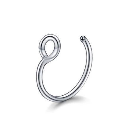 Fake do nosa - kółko srebrne - FNS-048