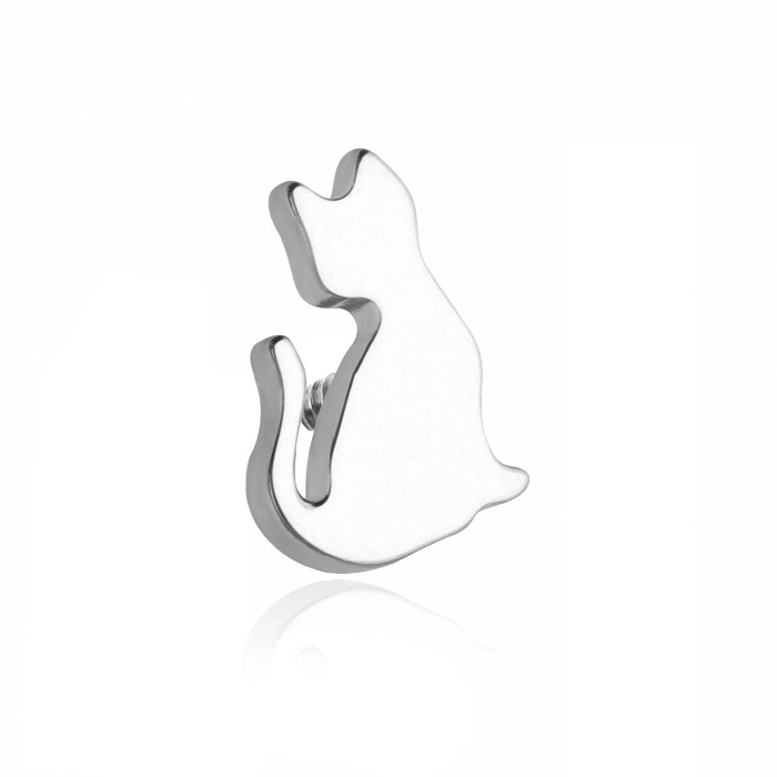 Tytanowa nakrętka kot- srebrna - TNA-181