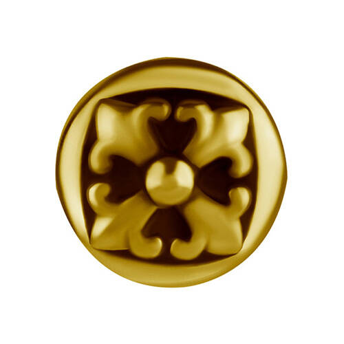 Nakrętka złoto 18K - ornament - GD18K-012