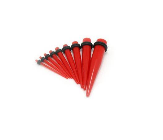 Rozpychacz taper - komplet 9 sztuk czerwony (1,6-10 mm) - RZT02