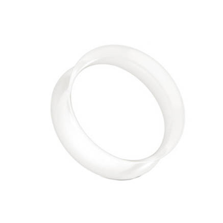 Tunel silikonowy biały siodłowy earskin - PT-001