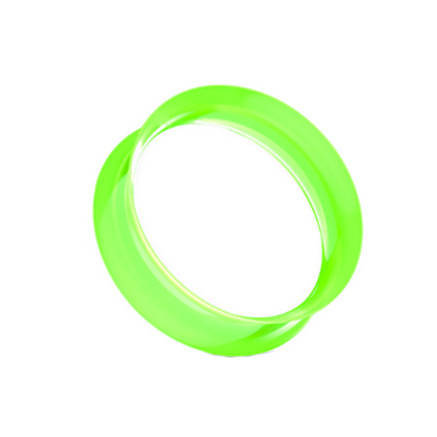 Tunel silikonowy zielony siodłowy earskin - PT-001